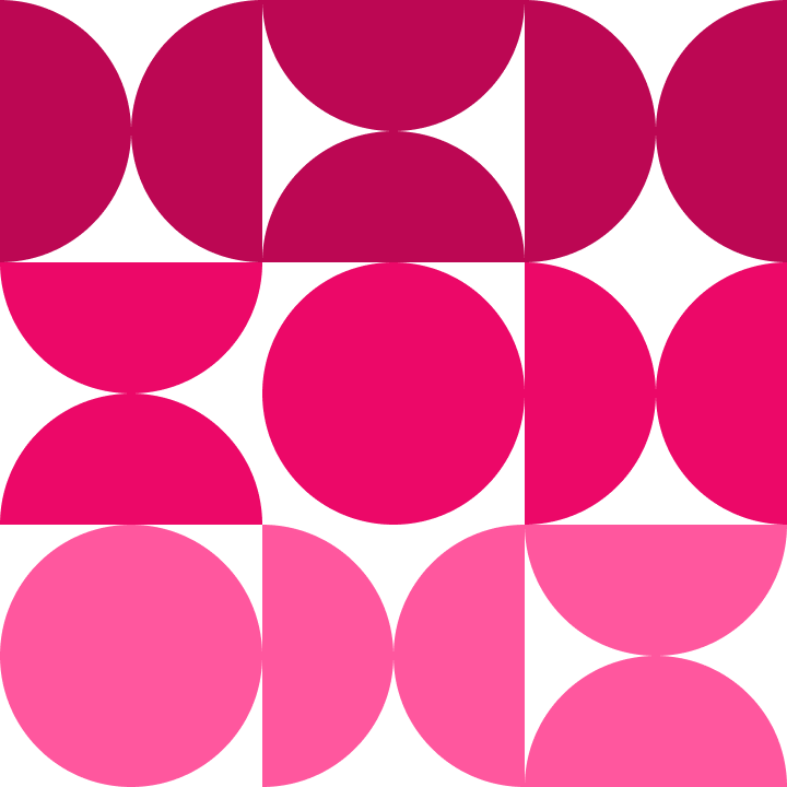 Patrón de círculos decorativos